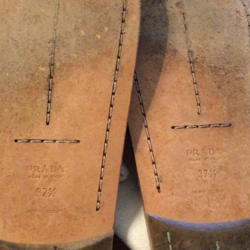 Prada leather flip flops - Picture 6 of 9